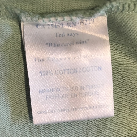 ❌sold❌ Ted Baker Green Embroidered Shirt - Picture 7 of 8